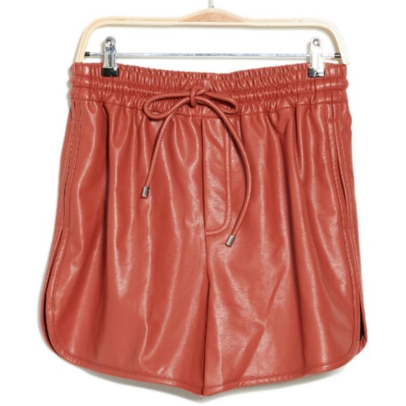 ALC Vegan Leather Shorts - Picture 4 of 4